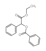 (ethoxycarbonyl-phenyl-methyl) benzoate structure