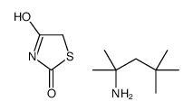 1,3-thiazolidine-2,4-dione,2,4,4-trimethylpentan-2-amine Structure