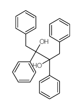 1,2,3,4-tetraphenylbutane-2,3-diol Structure