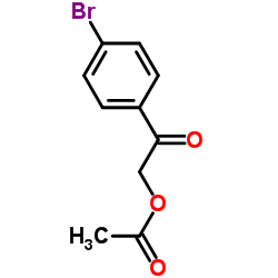 2-(4-BROMO PHENYL)-2-OXOETHYL ACETATE Structure