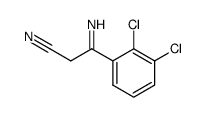 3-(2,3-dichlorophenyl)-3-iminopropanenitrile Structure