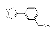 3-(1H-四唑-5-基)苄胺结构式
