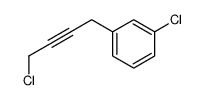 1-chloro-3-(4-chlorobut-2-yn-1-yl)benzene结构式