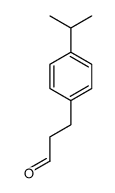 4-(1-甲乙基)苯丙醛结构式