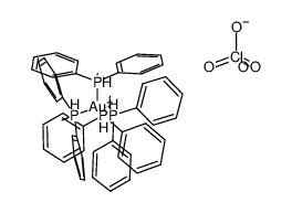 terakis(methyldiphenylphosphine)gold(I) perchlorate结构式