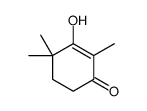 3-hydroxy-2,4,4-trimethylcyclohex-2-en-1-one Structure
