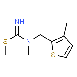 Carbamimidothioic acid, N-methyl-N-[(3-methyl-2-thienyl)methyl]-, methyl ester (9CI) Structure