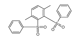 2,3-bis(benzenesulfonyl)-1,4-dimethylbenzene Structure