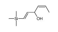 1-trimethylsilylhexa-1,4-dien-3-ol Structure