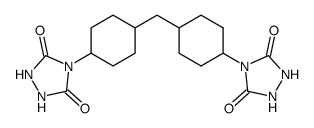 4,4'-bis-(1,2,4-triazolidine-3,5-dion-4-yl)-dicyclohexylmethane结构式