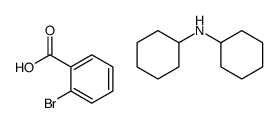 2-bromobenzoic acid,N-cyclohexylcyclohexanamine Structure