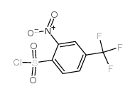 2-硝基-4-(三氟甲基)苯磺酰氯结构式