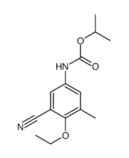 propan-2-yl N-(3-cyano-4-ethoxy-5-methylphenyl)carbamate Structure
