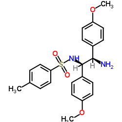 N-[(1R,2R)-2-amino-1,2-bis(4-Methoxyphenyl)ethyl]-4-Methyl-Benzenesulfonamide Structure