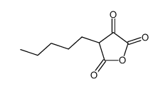 oxo-pentyl-succinic acid anhydride Structure