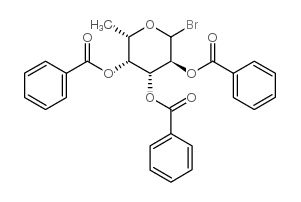 溴2,3,4-三-O-苯甲酰基-L-富马九糖结构式