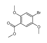 4-bromo-2,5-dimethoxy-benzoic acid methyl ester structure