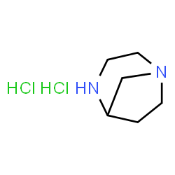(1R,5R)-1,4-diazabicyclo[3.2.1]octane dihydrochloride Structure