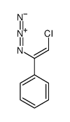 (1-azido-2-chloroethenyl)benzene结构式