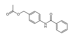 (4-benzamidophenyl)methyl acetate Structure