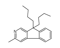 9,9-dibutyl-3-methylindeno[2,1-c]pyridine结构式