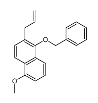2-Allyl-1-(benzyloxy)-5-Methoxynaphthalene结构式