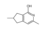 3,6-dimethyl-2,5,6,7-tetrahydrocyclopenta[c]pyridin-1-one Structure