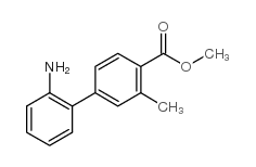 2-氨基-3-甲基联苯-4-羧酸甲酯结构式