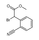 methyl 2-bromo-2-(2-cyanophenyl)acetate Structure