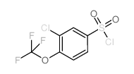 3-氯-4-(三氟甲氧基)苯磺酰氯结构式