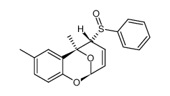 DL-5,6-Dihydro-6,8-dimethyl-2,6-epoxy-5α-(phenylsulfinyl)-2H-1-benzoxocin Structure