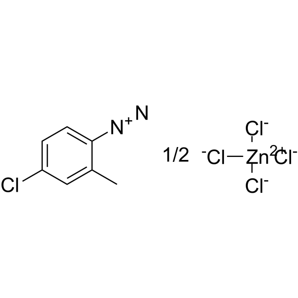 固红TR半氯化锌盐结构式