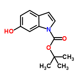 N-Boc-6-羟基吲哚结构式