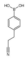 4-(2-氰基乙基)苯硼酸结构式