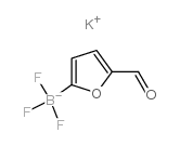 (5-甲酰基呋喃-2-基)三氟硼酸钾结构式