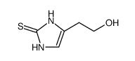 2H-Imidazole-2-thione, 1,3-dihydro-4-(2-hydroxyethyl) Structure