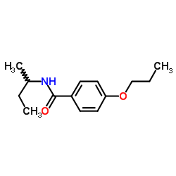 N-sec-Butyl-4-propoxybenzamide结构式