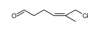 4-Hexenal, 6-chloro-5-methyl-, (Z)结构式