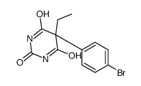 5-(4-bromophenyl)-5-ethyl-1,3-diazinane-2,4,6-trione结构式