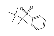 trimethyl(1-(phenylsulphonyl)ethyl)silane结构式