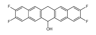 2,3,9,10-tetrafluoro-6,13-dihydropentacen-6-ol结构式