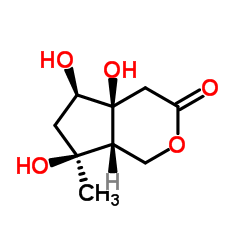5BETA-羟基焦地黄内酯结构式