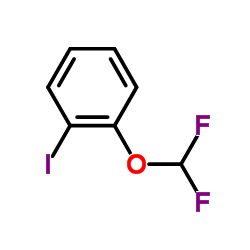 1-(二氟甲氧基)-2-碘苯结构式