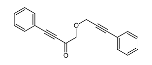 4-phenyl-1-(3-phenylprop-2-ynoxy)but-3-yn-2-one结构式