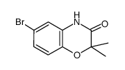 6-Bromo-2,2-dimethyl-2H-benzo[b][1,4]oxazin-3(4H)-one Structure