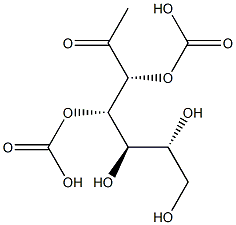 2,3-Di-O-carboxymethyl-D-glucose Structure