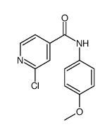 2-氯-N-(4-甲氧基苯基)吡啶-4-甲酰胺结构式