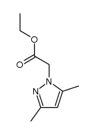 ethyl 2-(3,5-dimethyl-1H-pyrazol-1-yl)acetate结构式