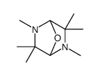 7-Oxa-2,5-diazabicyclo[2.2.1]heptane,2,3,3,5,6,6-hexamethyl-(6CI)结构式