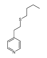4-(2-butylsulfanylethyl)pyridine结构式
